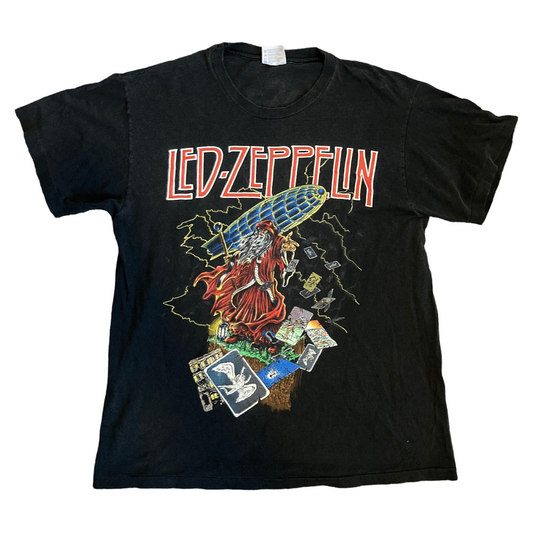 1989 Led Zeppelin Wizard T-Shirt